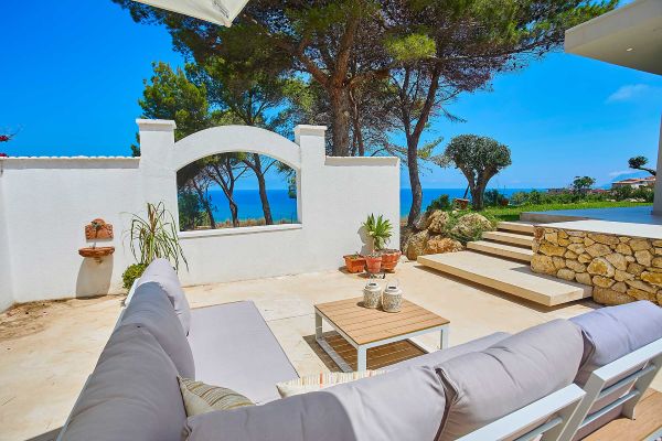 Terrasse mit Meer